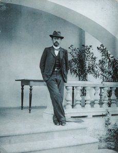 Anton Chekhov em Yalta, 1899-1900 de Unbekannt