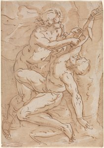 Apollo Flaying Marsyas, século XVI. de Unbekannt