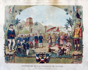 Apoteose da conquista de Tonkin, ca 1885. de Unbekannt
