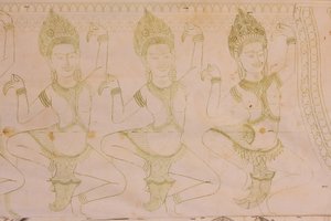 Desenho Apsara, Siem Reap, Camboja de Unbekannt