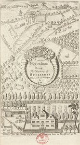 Arable Farming, Sowing & Growing Frontispiece a um livro sobre agricultura de Unbekannt
