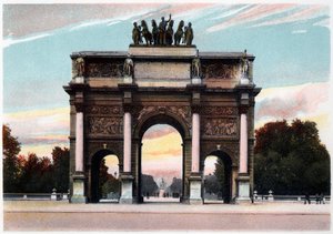 Arco do Triunfo, Paris, c1900 de Unbekannt