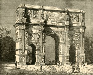 Arco de Constantino, 1890. de Unbekannt