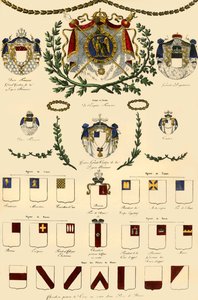 Armas do império francês e da nobreza imperial, 1806, 1921. de Unbekannt