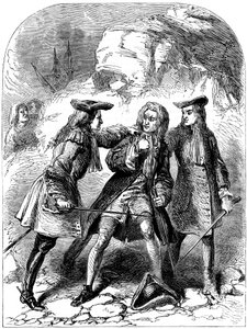 Detenção de Sir John Fenwick, 1696 final do século XIX de Unbekannt