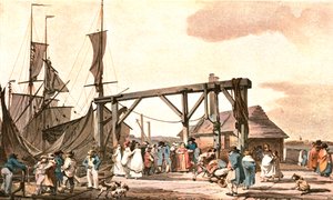 Chegada do Hoy em Margate, 1808, c1900. de Unbekannt