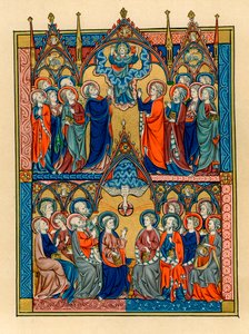Ascensão e Pentecostes, 1290-1300 de Unbekannt