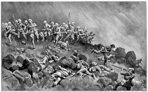 Assalto a Wagon Hill, Segunda Guerra dos Bôeres, 6 de janeiro de 1900 de Unbekannt