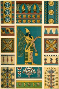 Decoração assíria, 1898. de Unbekannt