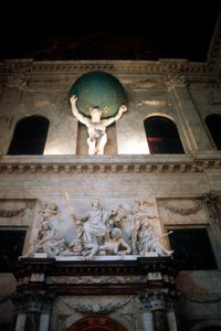 Atlas segurando o universo nos ombros de Unbekannt