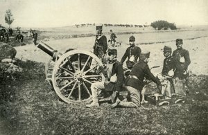 Artilharia austríaca no campo, 1919. de Unbekannt
