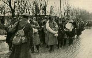 Prisioneiros austríacos, Przemysl, março de 1915, c1920. de Unbekannt
