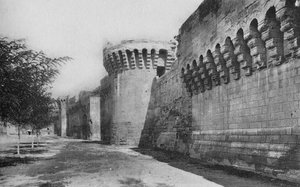 Avignon. - As muralhas XIVe, c1925 de Unbekannt