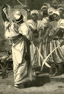 Bagaeus Entregando Suas Mensagens à Guarda Persa, 1890. de Unbekannt