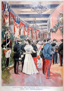 Baile comemorando um século da escola politécnica de Trocadero, Paris, 1894 de Unbekannt