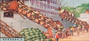 Bananas 2. - Carregando um navio a vapor, Costa Rica, 1928 de Unbekannt