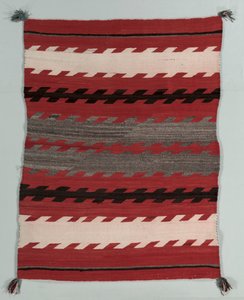Tapete com faixas, c. 1890-1900. de Unbekannt