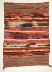 Manta com bandas diyugi, c. 1880-1890. de Unbekannt