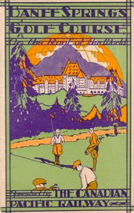 Campo de golfe Banff Springs, scorecard, c1925 de Unbekannt