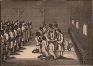 Batismo de escravos negros, 1757. de Unbekannt