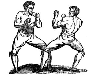 Boxe sem camisa, século x18 de Unbekannt