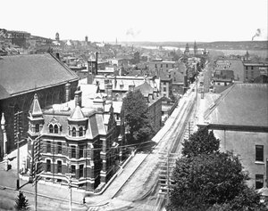 Rua Barrington, Halifax, Nova Escócia, Canadá, c1900. de Unbekannt