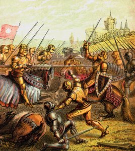 Batalha de Tewkesbury, 1471, c1850 de Unbekannt