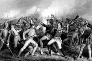 Batalha de Bennington, Vermont, Guerra da Independência Americana, 16 de agosto de 1777 de Unbekannt
