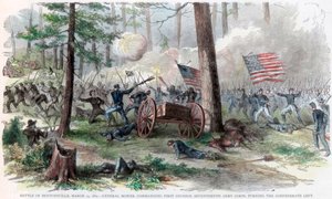Batalha de Bentonville, Carolina do Norte, Guerra Civil Americana 19 de março de 1865 de Unbekannt