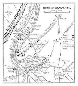 Batalha de Candahar: Plano, 1902 de Unbekannt