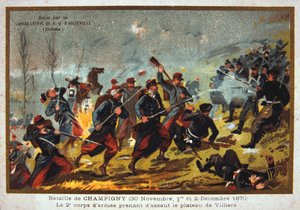 Batalha de Champigny, guerra franco-prussiana, 30 de novembro a 2 de dezembro de 1870 de Unbekannt