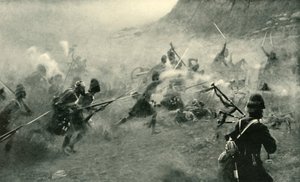 Batalha de Kandahar - a 92ª é a pistola, 1901. de Unbekannt