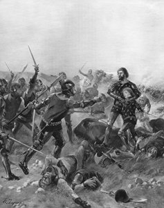 Batalha de Poitiers, França, 1356 de Unbekannt