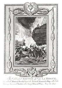 Batalha no Cabo LaHogue, 1692 de Unbekannt