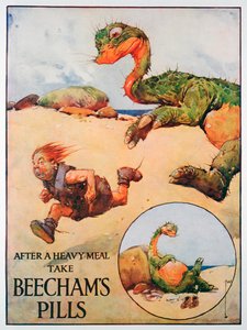 Anúncio dos comprimidos de Beechams, 1914 de Unbekannt