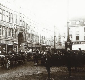 Tropas belgas, Aachen, Alemanha, c1914-c1918 de Unbekannt