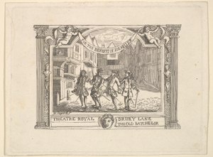 Bilhete de benefício para Joe Miller, década de 1790. de Unbekannt