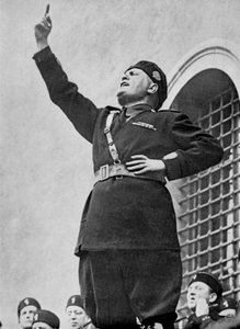 Benito Mussolini, ditador fascista italiano, c1930s de Unbekannt