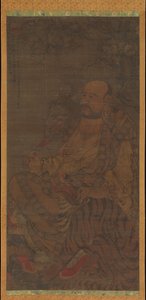 Bhadra, O Sexto Luohan, datado de 1345. de Unbekannt