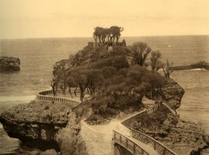 Biarritz - A Rocha de Basta, c1930. de Unbekannt