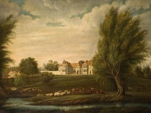 Birdingbury Hall, Warwickshire, 1800. de Unbekannt