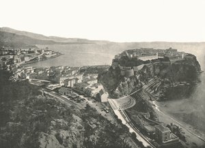 Vista aérea, Monte Carlo, Mônaco, 1895. de Unbekannt
