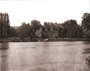 Abadia de Bisham, acima de Marlow, Berkshire, 1894. de Unbekannt