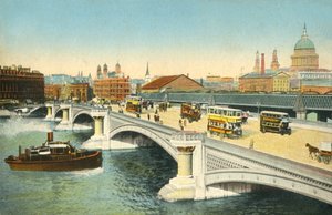 Ponte de Blackfriars, Londres, c1910. de Unbekannt