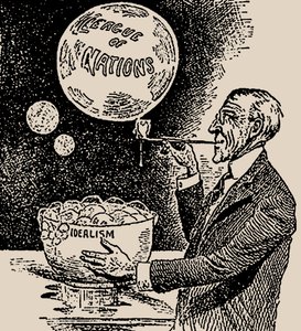 Soprando bolhas. Woodrow Wilson e a Liga das Nações, 1919. de Unbekannt