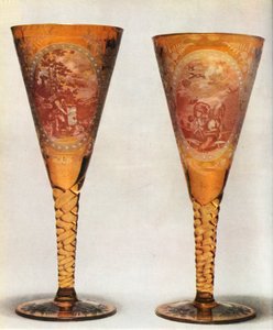 Óculos boêmios, século XIX, 1948. de Unbekannt
