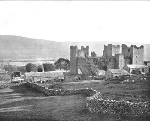Castelo de Bolton, Wensleydale, North Yorkshire, 1894. de Unbekannt