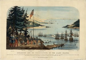 Bomarsund e suas fortificações, nas Ilhas Aland 1854, 1854 de Unbekannt