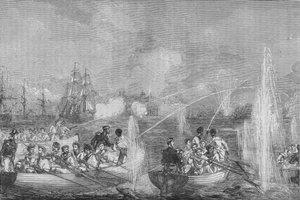 Bombardeio de Odessa, c1880 de Unbekannt