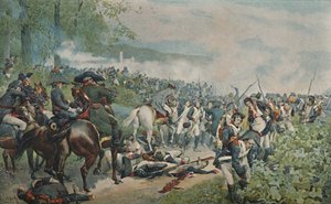 Bonaparte verificando o retiro francês em Marengo, 1800, 1896 de Unbekannt